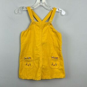 Mustard Yellow Corduroy Kitty Jumper Sz 18M